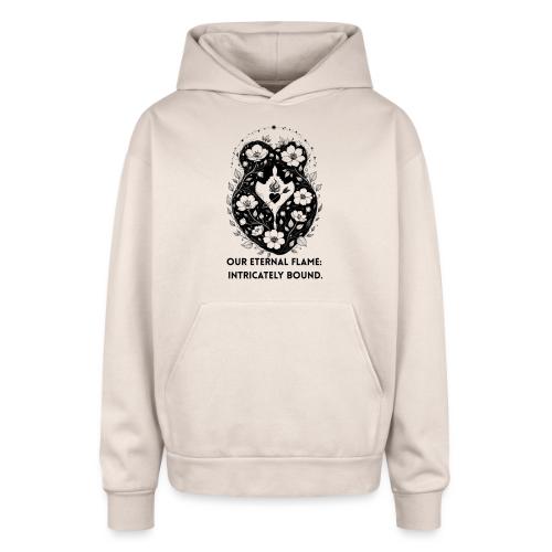 Eternal Flame of Embrace T-Shirt - Oversized Hooded Sweatshirt