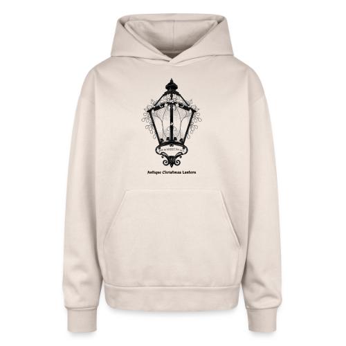 Antique Christmas Lantern T-Shirt - Oversized Hooded Sweatshirt