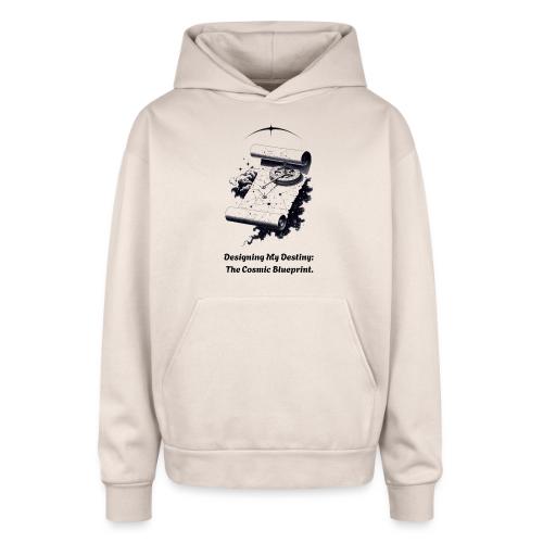 Cosmic Blueprint T-Shirt - Oversized Hooded Sweatshirt