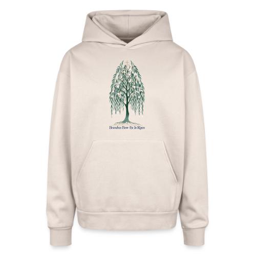 Easter Branches Bow Willow T Shirt, Easter Gift - Oversized Hooded Sweatshirt