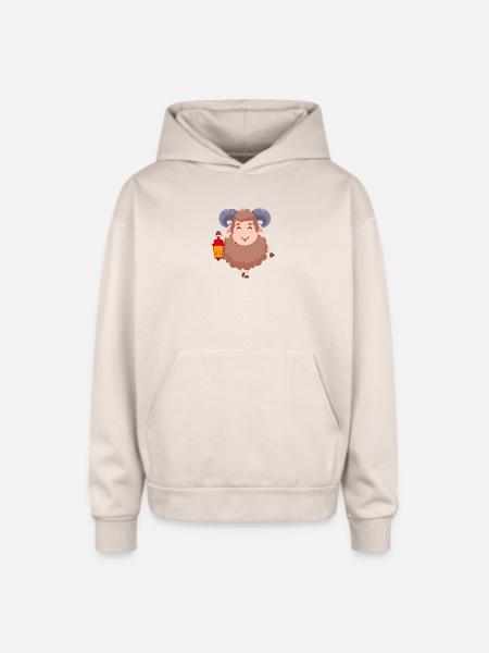 mubarak - Oversized Hooded Sweatshirt - Sand