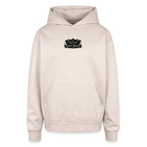 Lovely Grizzly logo - Oversized Hooded Sweatshirt