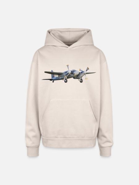 Mosquito - Oversized Hooded Sweatshirt - Sand