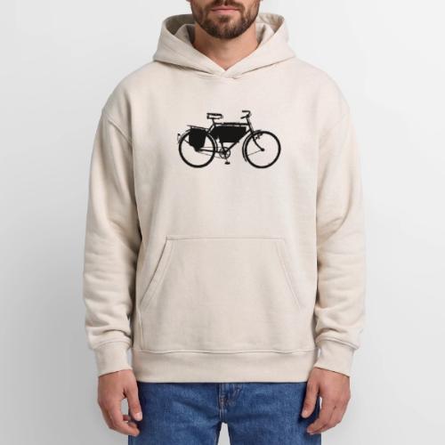 swiss_army_bike_bw - Oversized Hooded Sweatshirt