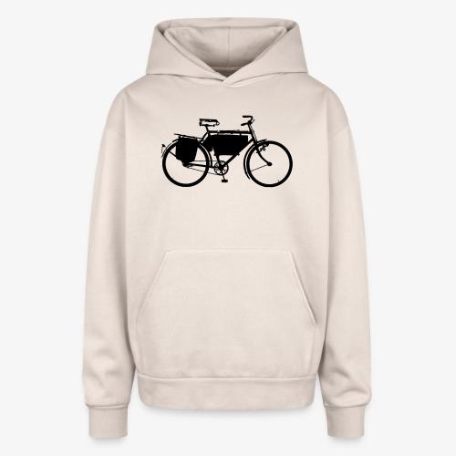 swiss_army_bike_bw - Oversized Hooded Sweatshirt