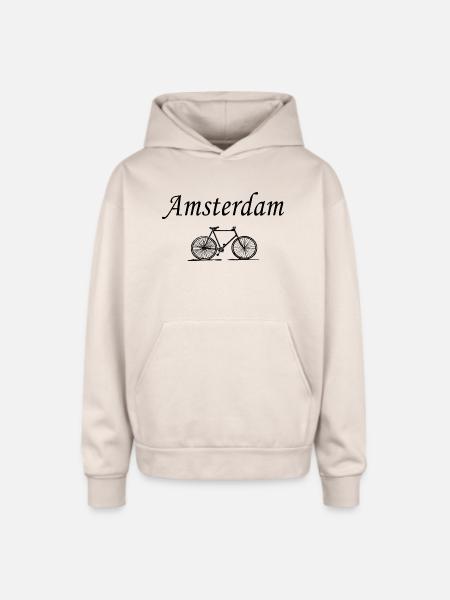 Amsterdam - Oversized Hooded Sweatshirt - Sand