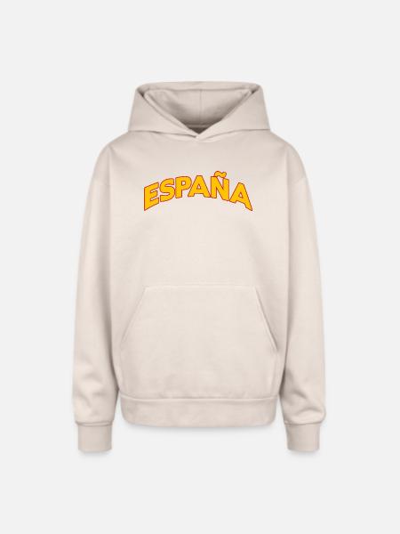 España 5 - Oversized Hooded Sweatshirt - Sand