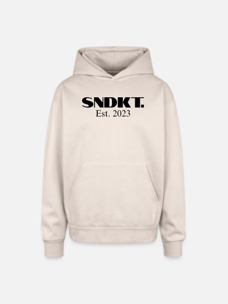 SNDKT - Oversized Hooded Sweatshirt - Sand