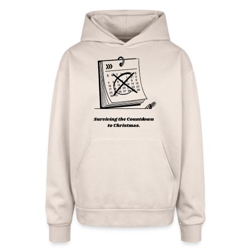 Countdown to Christmas T-Shirt - Oversized Hooded Sweatshirt