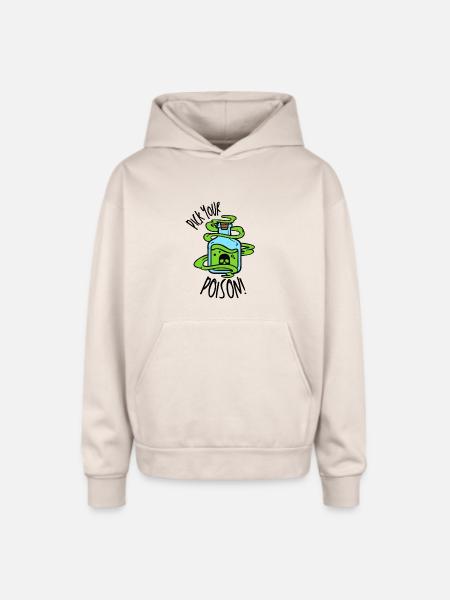 Pick Your Poison! - Oversized Hooded Sweatshirt - Sand