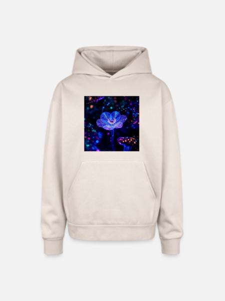 Blaque Light - Oversized Hooded Sweatshirt - Sand