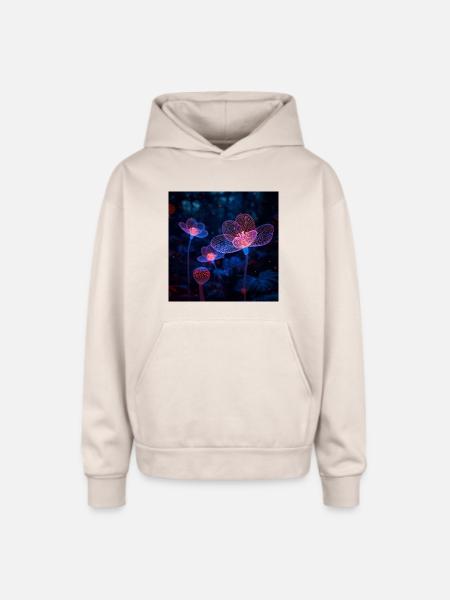 Lumen Lense - Oversized Hooded Sweatshirt - Sand
