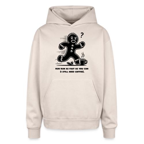 Gingerbread Man T-Shirt - Oversized Hooded Sweatshirt