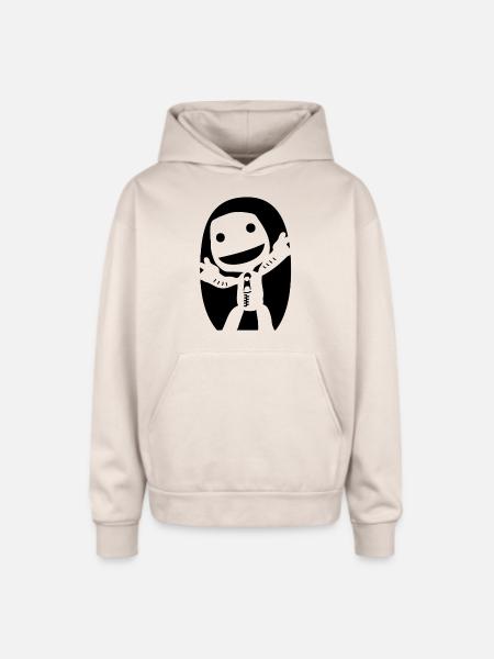 Little Big Planet - Oversized Hooded Sweatshirt - Sand
