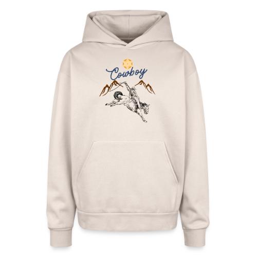 Wild West Cowboy Ride - Oversized Hooded Sweatshirt