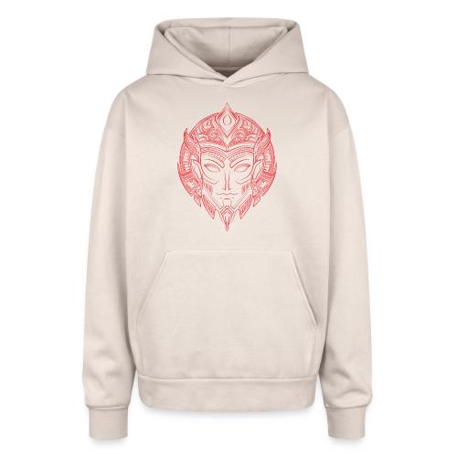 DemBoyz Logomark (Red Edition) - Oversized Hooded Sweatshirt