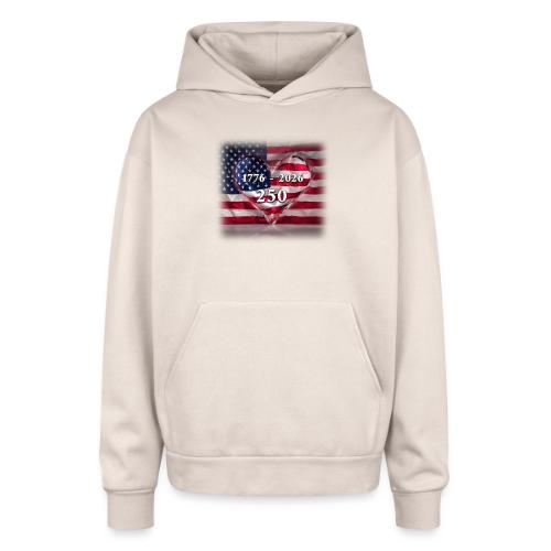 1776-2026 | 250 Years USA - Oversized Hooded Sweatshirt