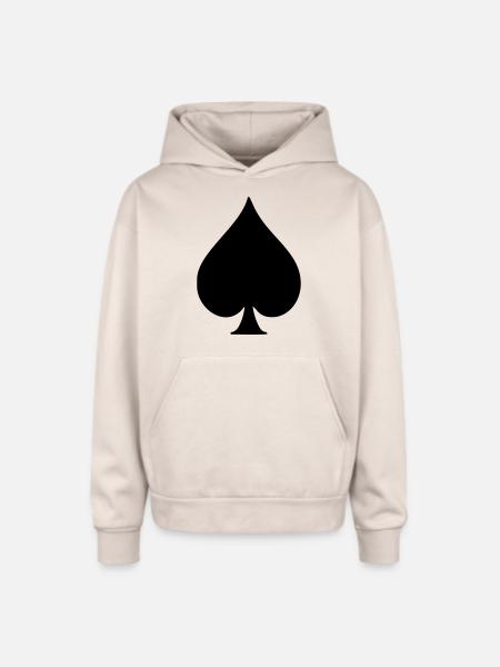 Spade - Oversized Hooded Sweatshirt - Sand