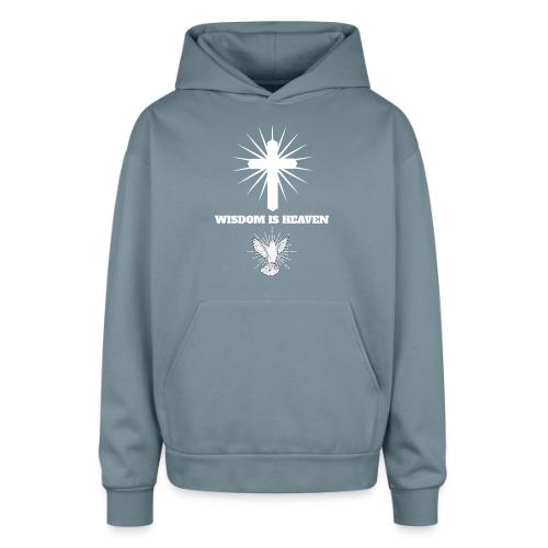 Wisdom is Heaven - Oversized Hooded Sweatshirt