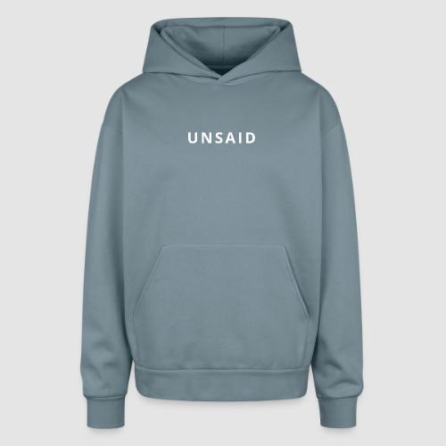 Graphic Streetwear “Numb To The Core” BY UNSAID - Oversized Hooded Sweatshirt