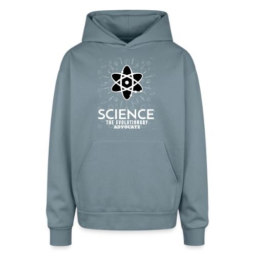 Science The Evolutionary Advocate White Design - Oversized Hooded Sweatshirt