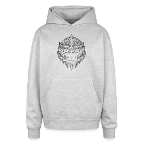 DemBoyz Logomark (Black Edition) - Oversized Hooded Sweatshirt