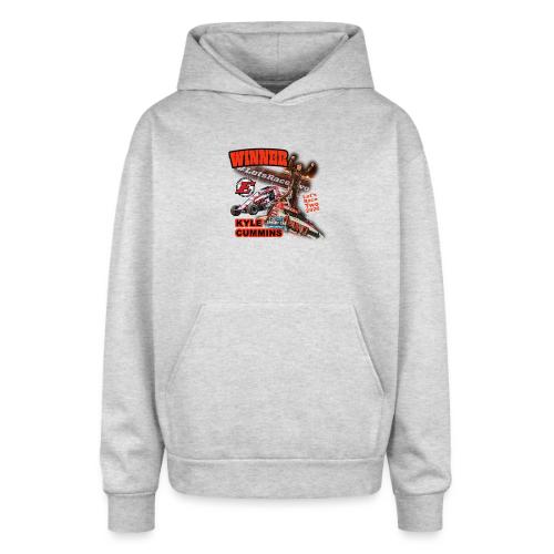 Kyle Cummins #LetsRaceTwo Winner - Oversized Hooded Sweatshirt