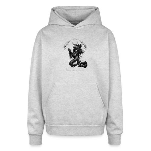 love and haunted - Oversized Hooded Sweatshirt