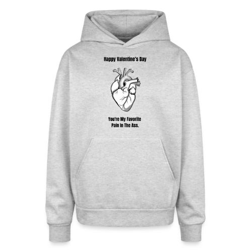I'm Glad I Swiped Right T-Shirt | Funny Valentine - Oversized Hooded Sweatshirt