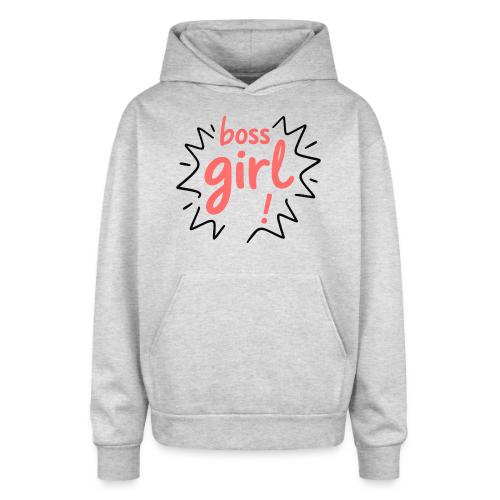 Boss Girl Bold Feminist Statement - Oversized Hooded Sweatshirt