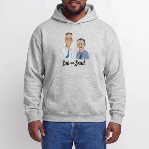 Bob and Brad Logo - Oversized Hooded Sweatshirt
