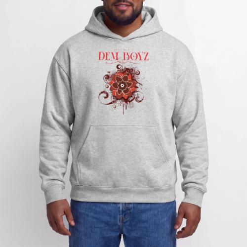 Flower Splash Reds - Oversized Hooded Sweatshirt