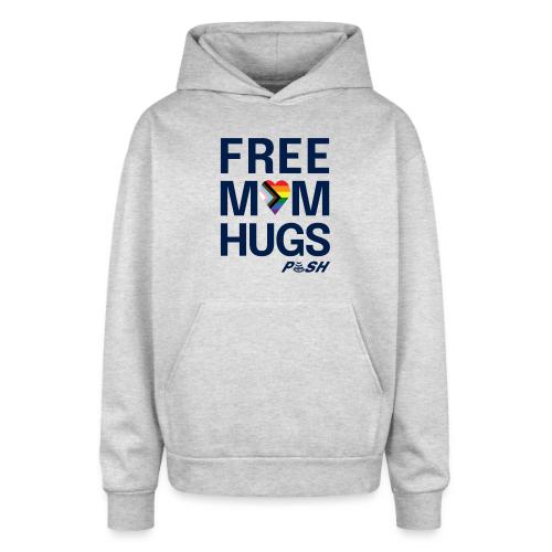 Free Mom Hugs 🏳️‍🌈🏳️‍⚧️ - Oversized Hooded Sweatshirt