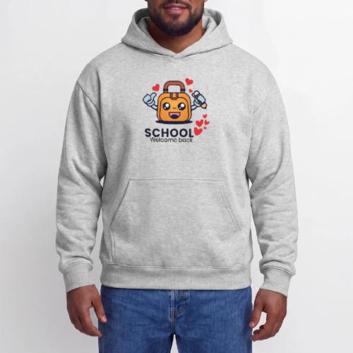 first day of school outfit- school Welcome back - Oversized Hooded Sweatshirt
