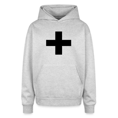 PLUS NO PERMISSION. LIGHT THE LEGACY - Oversized Hooded Sweatshirt