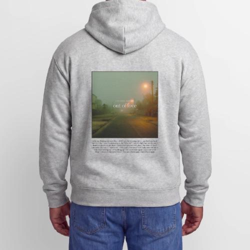 out of love - Oversized Hooded Sweatshirt