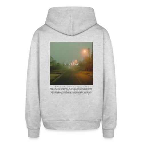 out of love - Oversized Hooded Sweatshirt