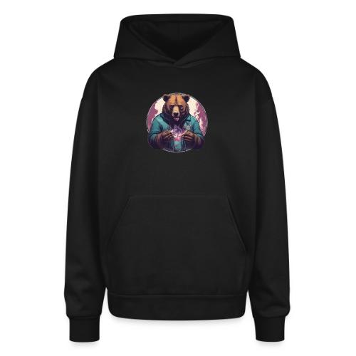 Magical Bear - Oversized Hooded Sweatshirt