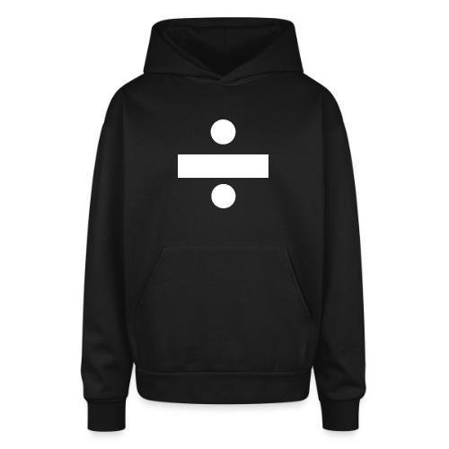 DIVIDE CUT THROUGH THE NOISE - Oversized Hooded Sweatshirt