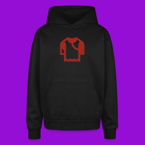 Logo outline - Oversized Hooded Sweatshirt