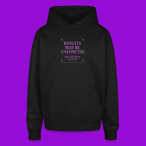 Results - Neon Purple - Oversized Hooded Sweatshirt