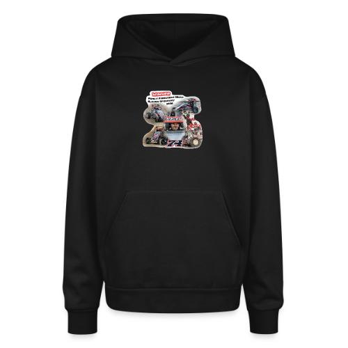 Luke Hall - Eldora Speedway FFN#1 Design 1 - Oversized Hooded Sweatshirt