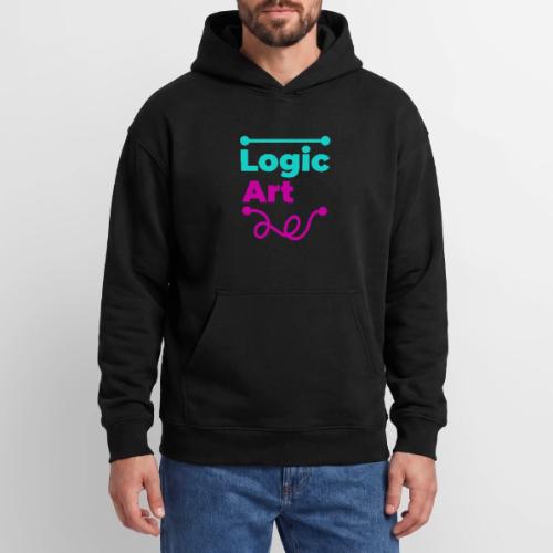 Art vs Logic - Oversized Hooded Sweatshirt