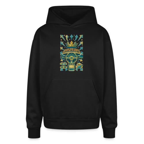 Backseat Driver T Shirt, Funny Dad Gift - Oversized Hooded Sweatshirt