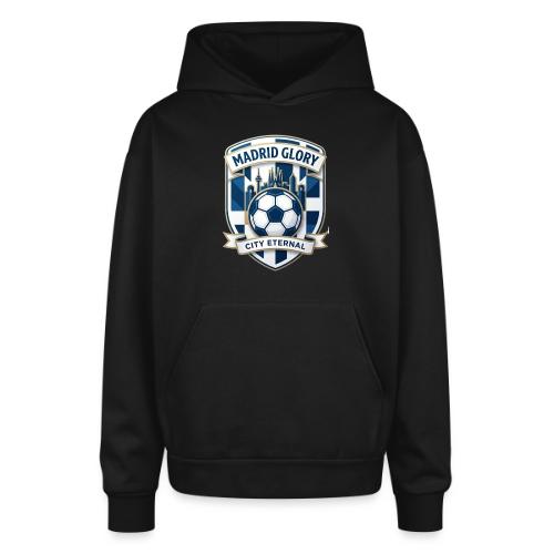 Madrid Skyline Glory T Shirt, Madrid Fan Gift - Oversized Hooded Sweatshirt