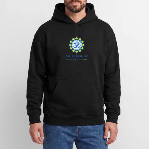 Om Sunshine Yoga transparent back original file - Oversized Hooded Sweatshirt