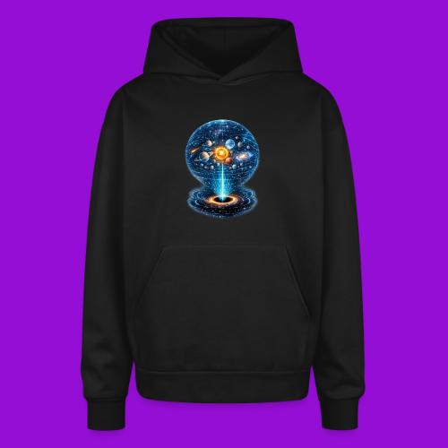 Holographic Universe - Oversized Hooded Sweatshirt