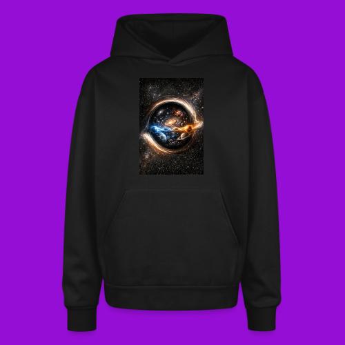 EntangledPhotonsWormhole - Oversized Hooded Sweatshirt