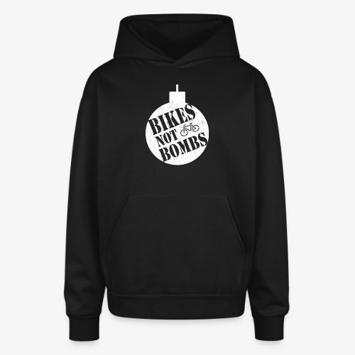 Bikes Not Bombs - Oversized Hooded Sweatshirt