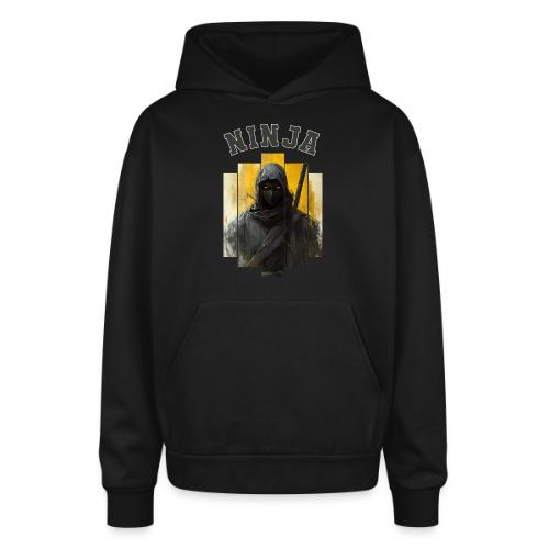 Silent Ninja Code - Oversized Hooded Sweatshirt